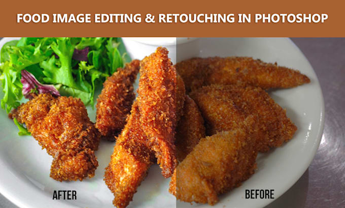 do food image editing , retouching in photoshop
