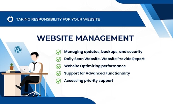 be your wordpress website manager and keep everything secure