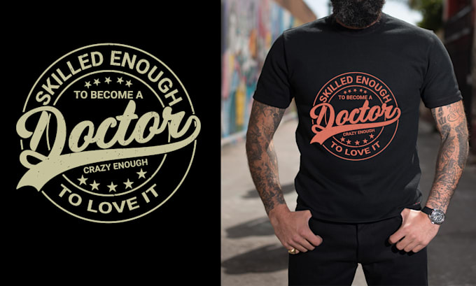 create trendy minimalist typography t shirt design