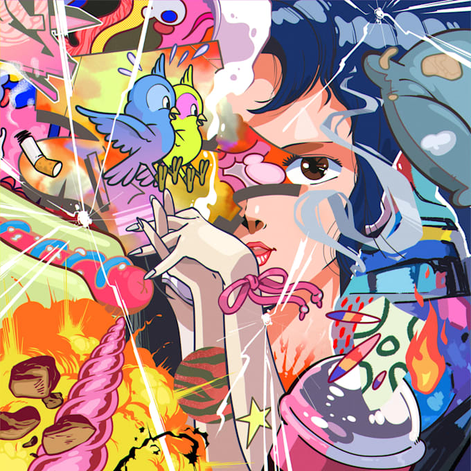 Drawing For Color Complex Color complex anime illustration by Yakim_1987 | Fiverr