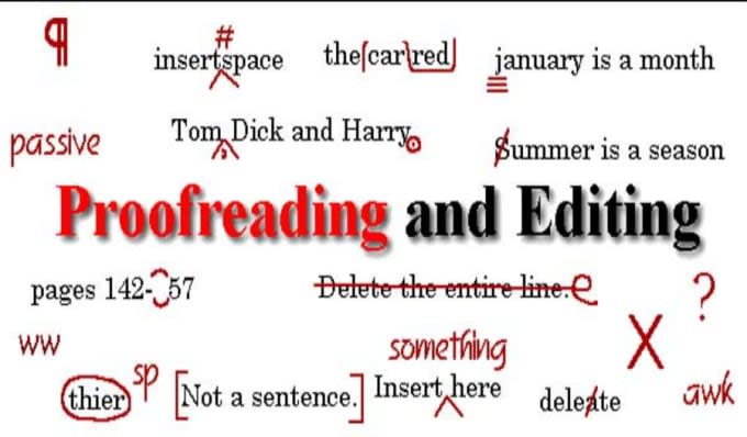 provide book editing and proofreading
