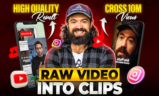 edit your podcast into short form video clips