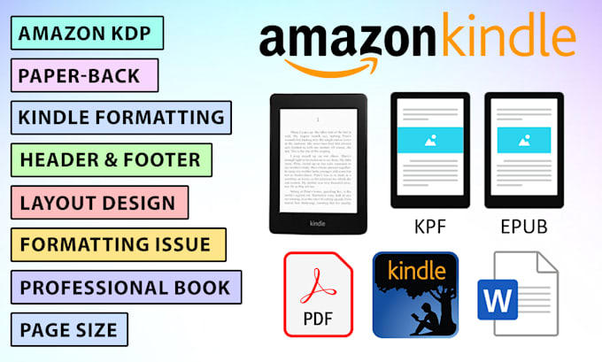 your professional amazon KDP formatting expert for kindle and paperback