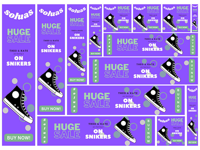 Create animated gif banners with html css for google ads by Soluas | Fiverr