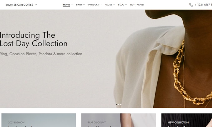 design your jewelry website, jewelry shopify store