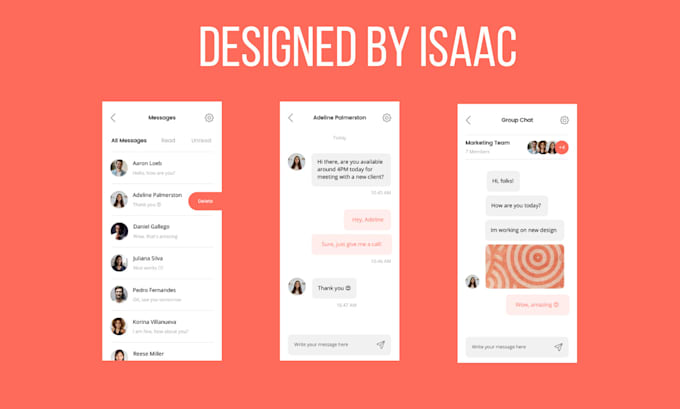 Design flawless mobile app ui ux, prototype mockup on figma by ...
