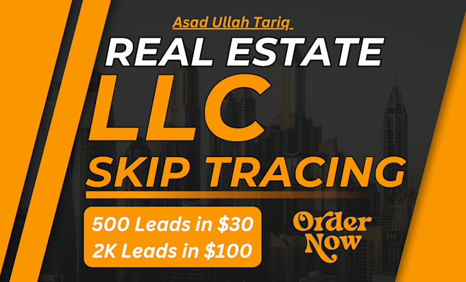 do llc skip tracing in real estate business