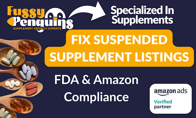 reinstate and compliance proof your amazon supplement listing