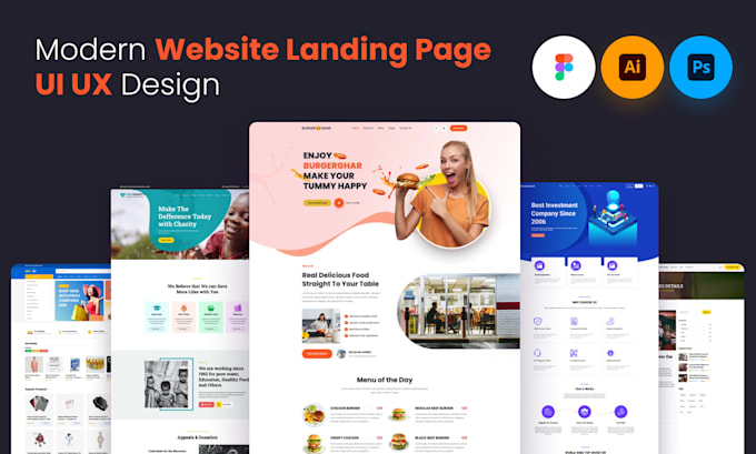 Create an ui ux design in figma for your website by Sozibuiux | Fiverr