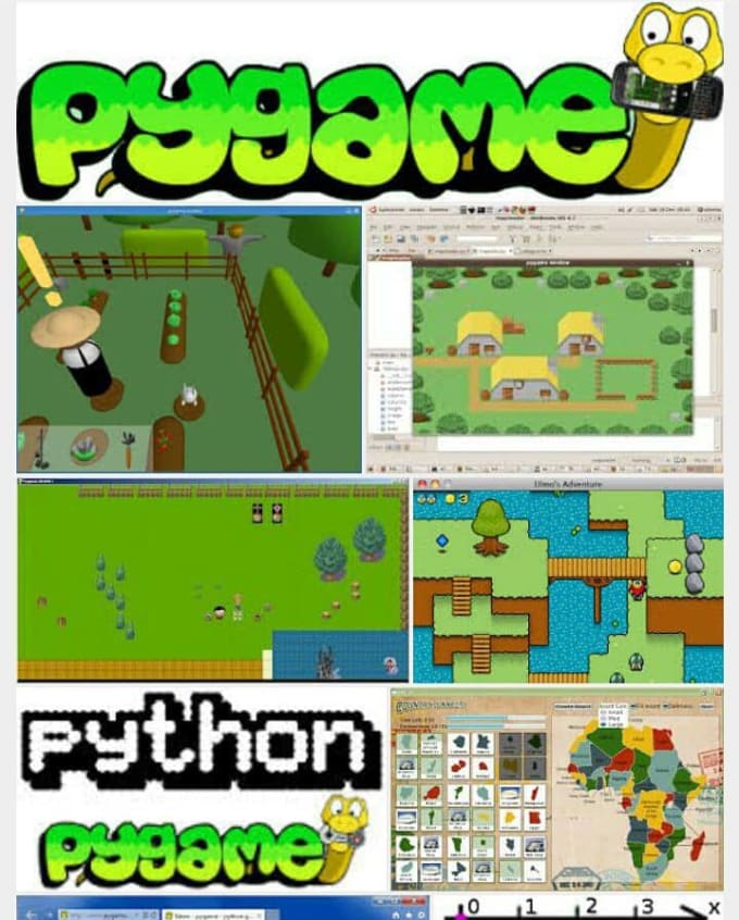 Make a game for you in pygame and python turtle by Raynagaming | Fiverr