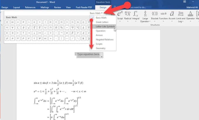 Type your mathematical equation in ms word by Afzal_mathtutor Fiverr