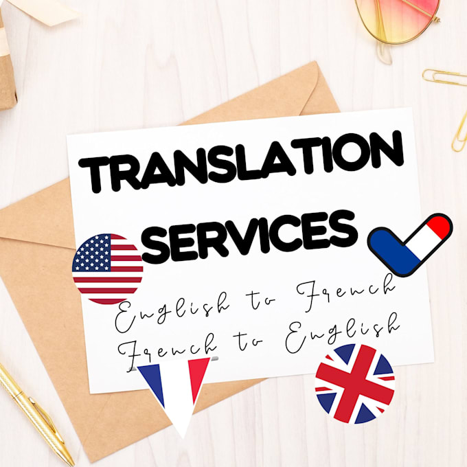 Translate from english to french or from french to english by