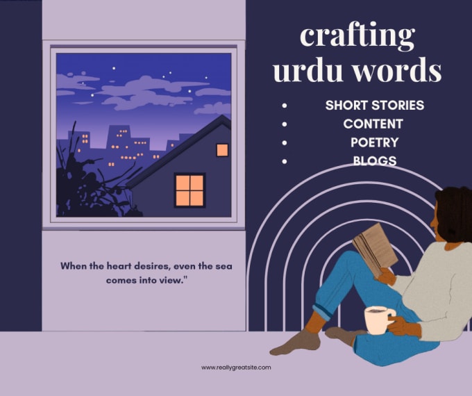Be write short stories, poetry, content, or any script in the urdu