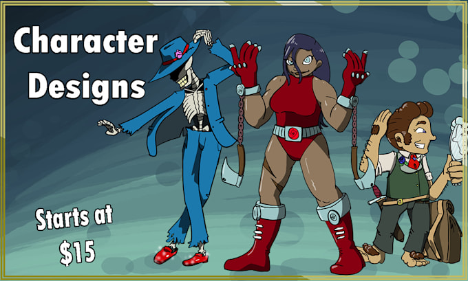 design or draw your character