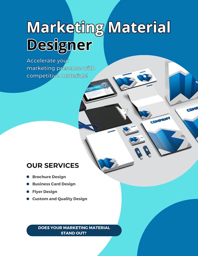 Create professional printable marketing materials for your business by