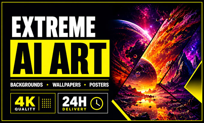 create stunning ai art backgrounds, wallpapers and illustrations