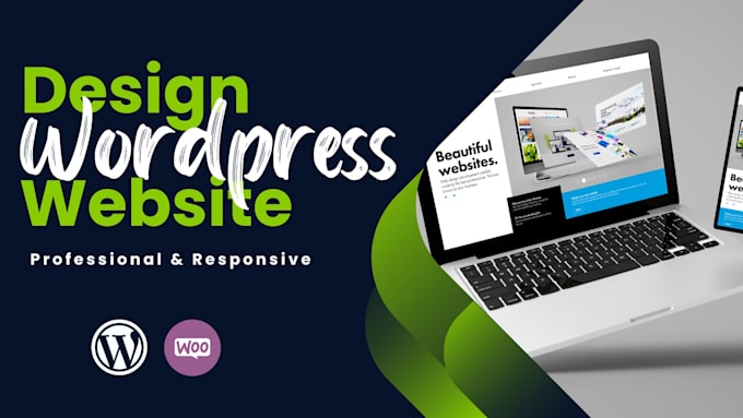 design a unique responsive wordpress website