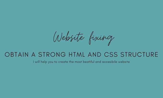 Help you write css and html code for your website by Margheritamitil ...