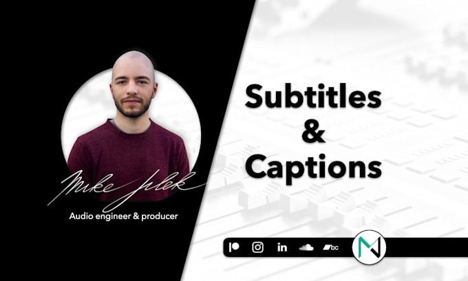 create synced subtitles in czech, english or german