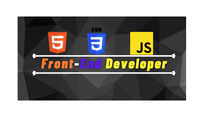 Be your expert front end web developer using html css and js by ...