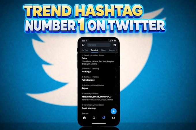 trend hashtag on the twitter x panel to boost visibility