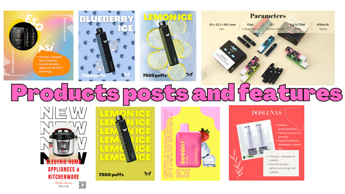 Design products posts for your social media on canva by Meilanavenue ...