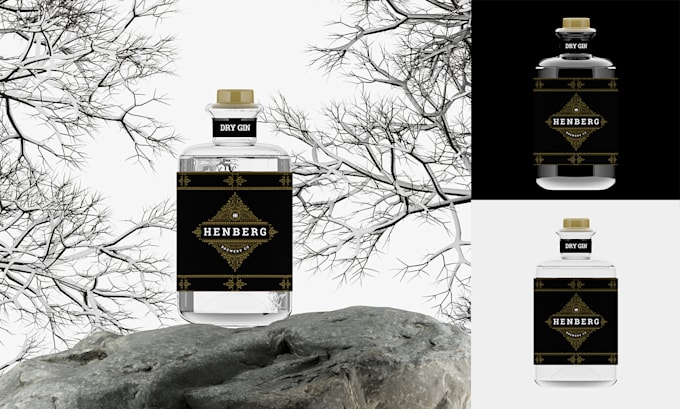 do realistic 3d bottle and jar rendering for amazon and ebay