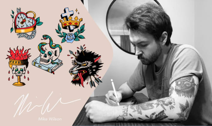 I will design an american traditional tattoo for you