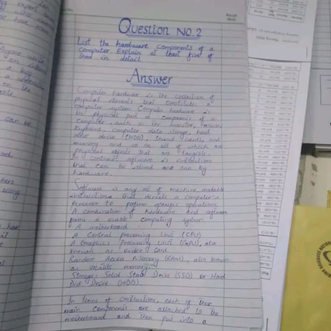 Do handwriting assignment notes and letters by Handwriten_work Fiverr