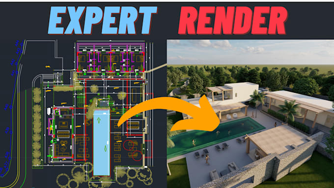 do rendering, external 3d modeling of building perfectly,