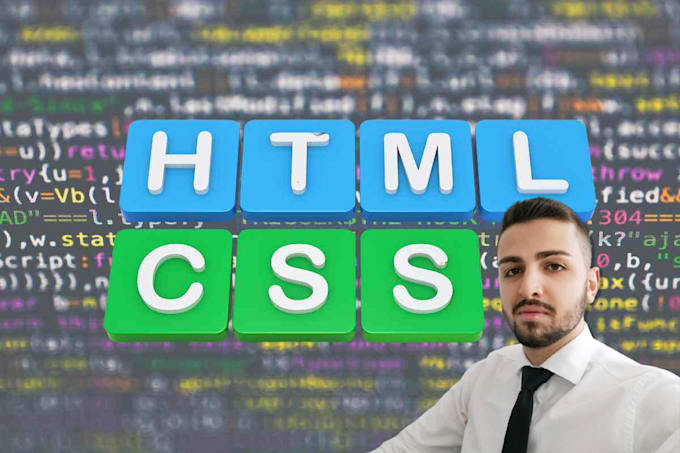 Create simple html and css file for your website page by ...
