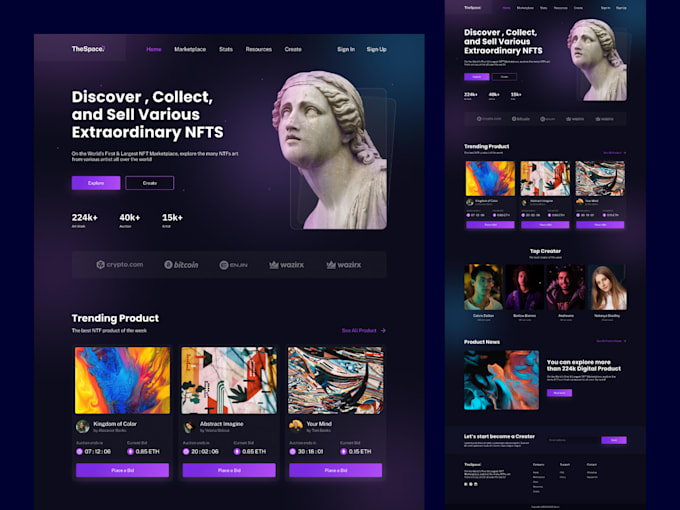 create UI design for your website or application