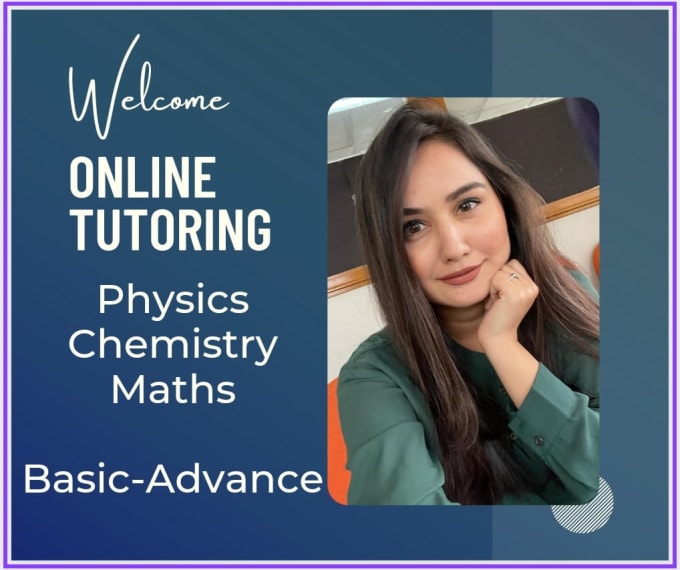 Your virtual chemistry physics and math tutor projects by drhina77