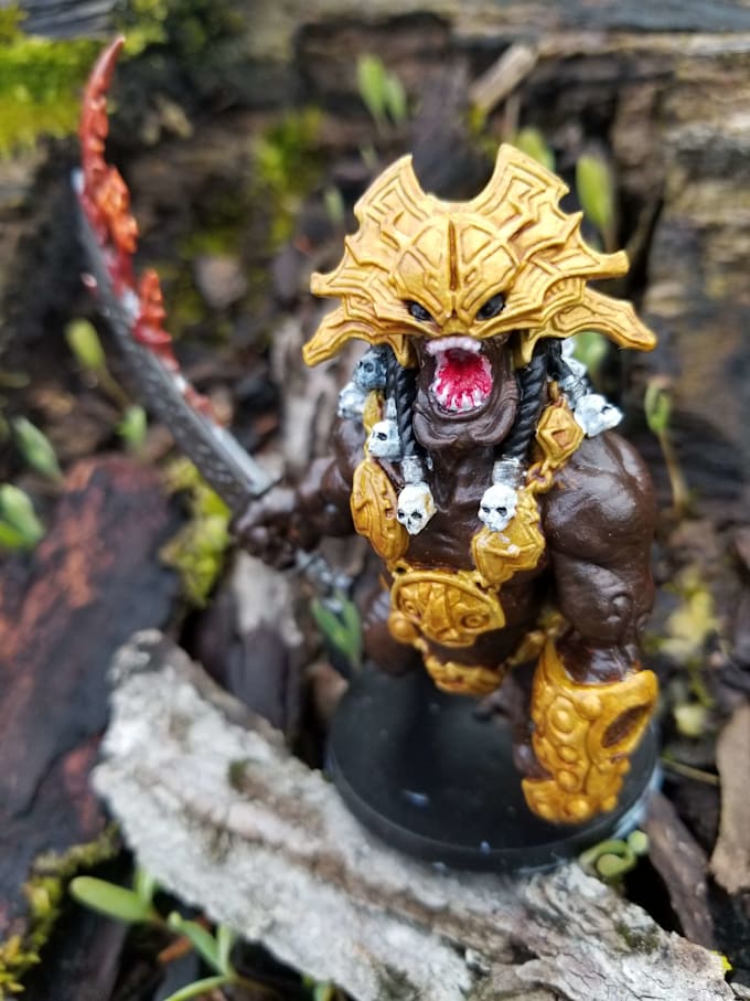 Paint your miniatures using color schemes of your choosing or mine by