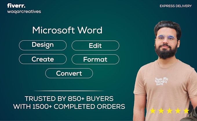 create, edit or format microsoft word documents