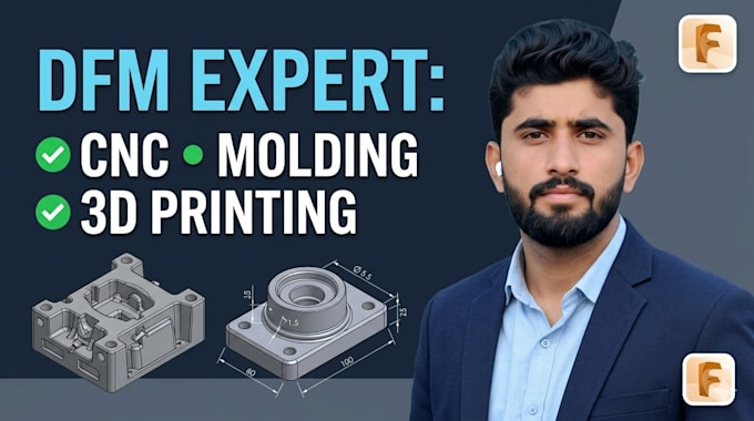 do product design for injection molding, cnc machining and 3d printing