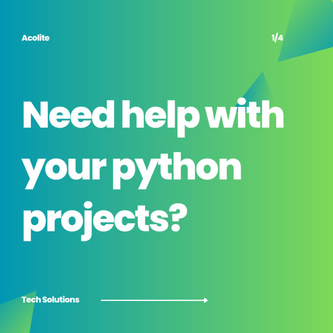 Write your python scripts by Acolite | Fiverr