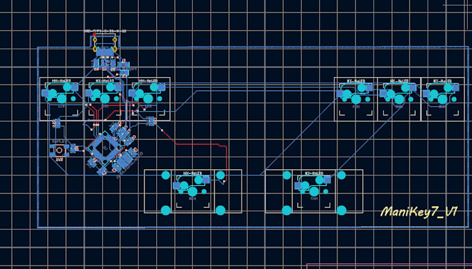 Do a professional mechanical keyboard pcb design in kicad by