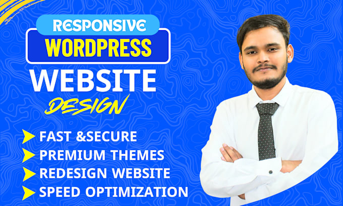 create a professional and responsive wordpress website