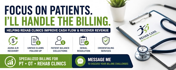manage medical billing for physical therapy and rehab clinics