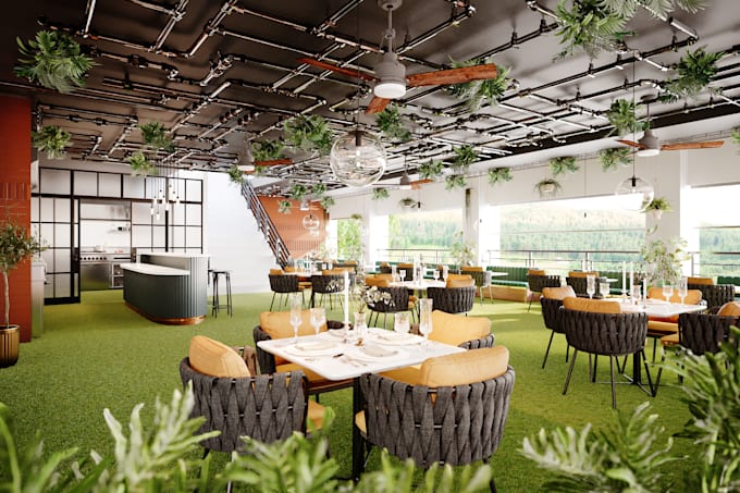 create design interior, exterior and render highres 3d image