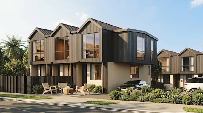 create realistic 3d render for interior, exterior architect
