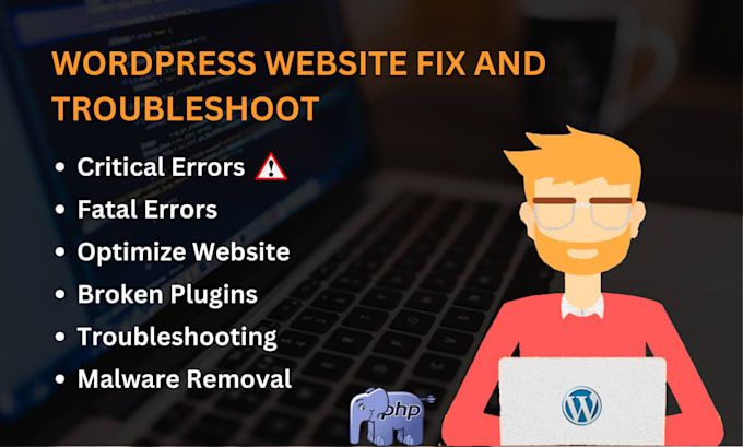 fix and troubleshoot errors on wordpress websites