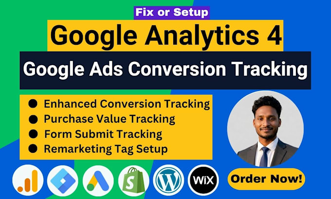 fix or setup google ads conversion tracking analytics 4 ecommerce tracking