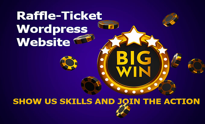 Create a raffle website competition eveevent website by Joefoj Fiverr