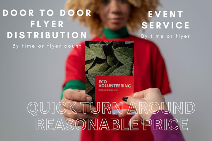 physically distribute flyers in los angeles