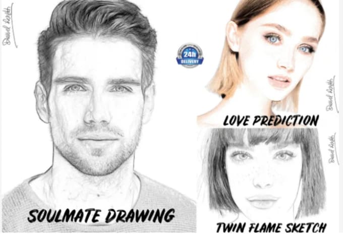 Draw Your Soulmate Or Twin Flame With Psychic Reading By Mydetemple Fiverr 4091