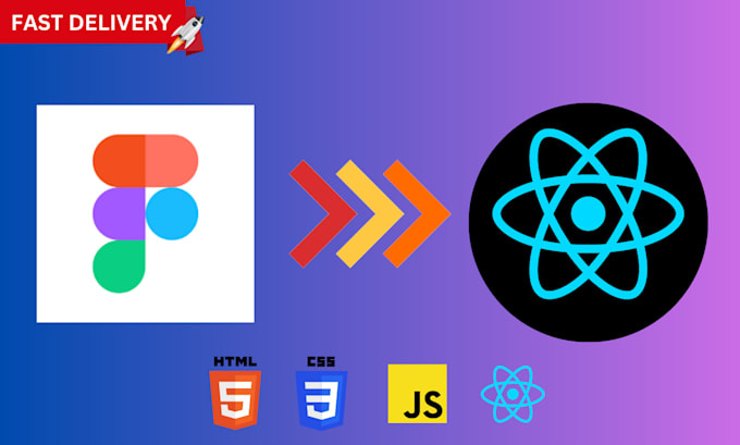 Convert figma design into react by Shinoyp | Fiverr