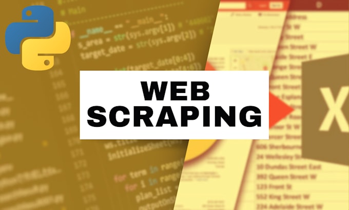scrape websites, collect data, automate tasks with python