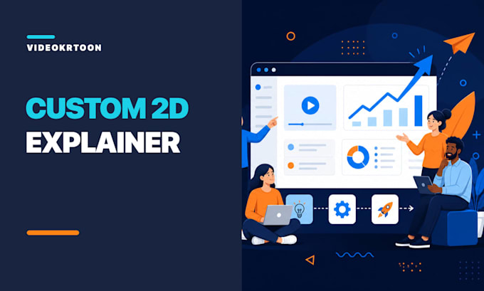 create a custom 2d animated explainer video for your brand
